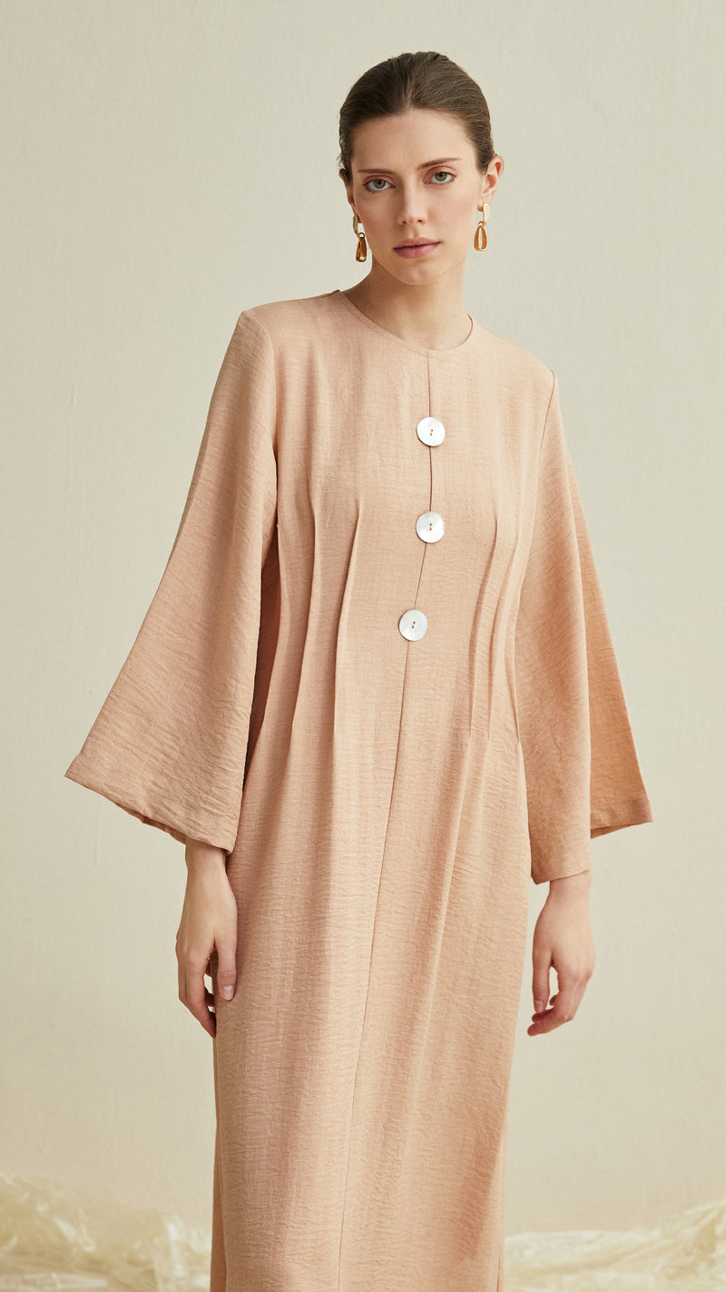 sofia woman linen set beige 2