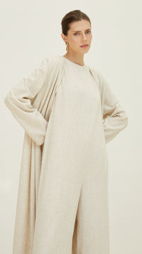 alice woman linen set oatmeal 2