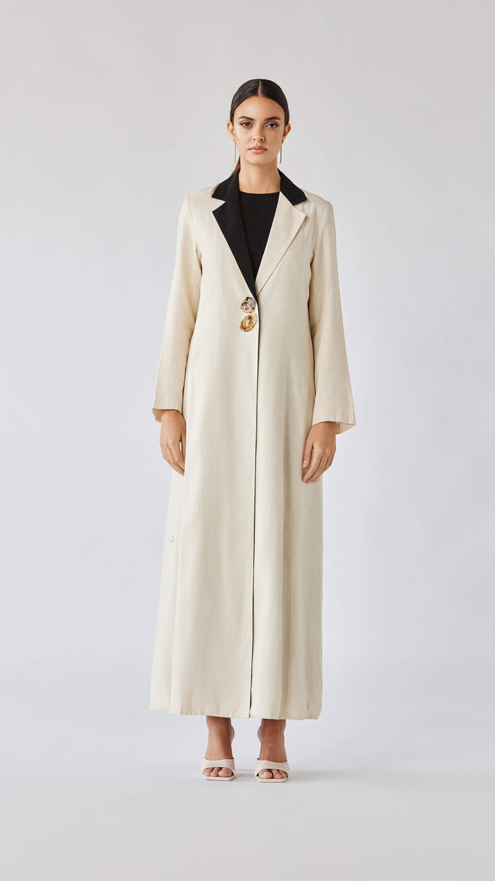 COLLAR BLOCK ABAYA