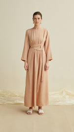 resa woman linen set beige